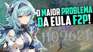 EULA Uma DPS TÃO QUEBRADA Que PRECISOU Ser NERFADA! COMO DAR o DANO MAXÍMO F2P? BUILD Genshin Impact