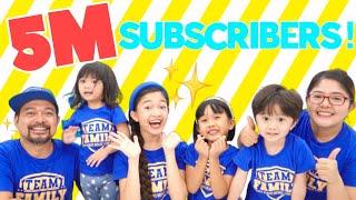 5 Million Subscribers | KAYCEE & RACHEL in WONDERLAND FAMILY