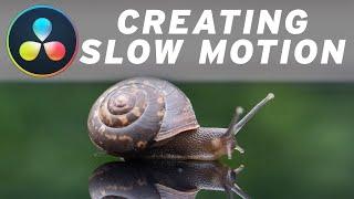 How to create SLOW MOTION in Davinci Resolve 17
