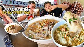 Filipino Street Food | LA PAZ BATCHOY at PANCIT MOLO in ILOILO CITY, La Paz Public Market (HD)