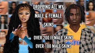 REALSTICS SKINS YOU NEED IN SIMS! DROPPING ALL MY MALE/FEMALE SKINS