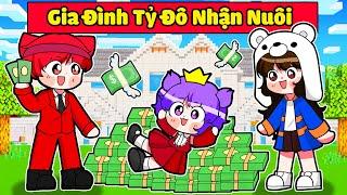 NABEE EM BÉ NGHÈO ĐƯỢC GIA ĐÌNH TỶ ĐÔ TỐT BỤNG NHẬN NUÔI TRONG MINECRAFT 