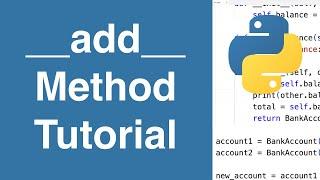 __add__ Method Tutorial | Python Tutorial