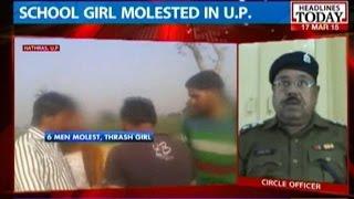 Caught On Camera: School Girl Molested, Beaten Up In UP