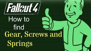 Fallout 4 - How to find Gear, Screws and Springs
