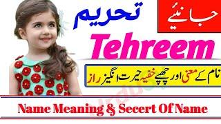Tehreem Name Meaning In Urdu (Girl Name تحریم) Urdusy