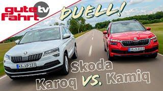 Vergleichstest: Skoda Karoq 1.5 TSI vs. Skoda Kamiq 1.5 TSI – Welcher ist besser? Vergleich | Test