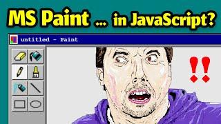 How I Coded MS Paint ... in JavaScript