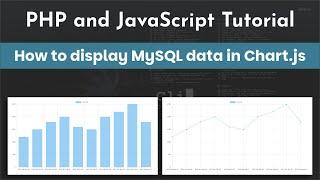 How to display MySQL database data in Chart.js using PHP and JavaScript