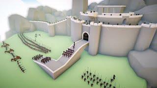 Totally Accurate HELMS DEEP Siege - TABS Brick LOTR Mods Castle Siege Battle Simulator