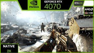 METRO EXODUS (ENHANCED) : RTX 4070 (MAX SETTINGS NATIVE 2K)