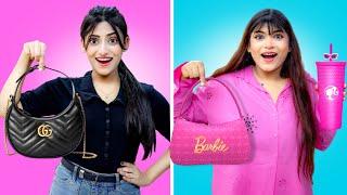 Black Vs Pink Challenge | Eating And Buying Everything In One Color | Samreen Ali