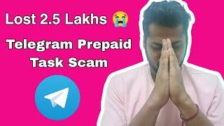 Telegram Prepaid Task Scam |  Lost Money | vlog by rivu