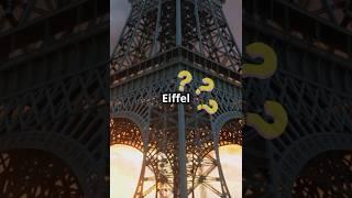 Secrets of the Eiffel Tower Revealed!  #fastfacts #facts #fastfactsverse #eiffeltower #shorts