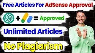 Google Adsense Approval with ChatGPT in 2023 | Get Google AdSense Approval