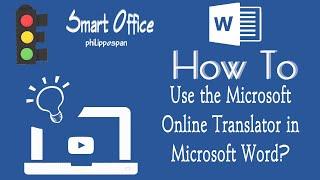 How To Use The Microsoft Online Translator in Microsoft Word?