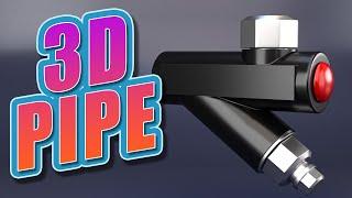 Hard Surface: 3D Pipe Modeling In 3ds Max || N°_291