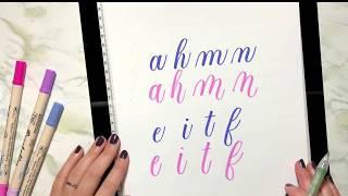 How To Do Bounce Lettering | BOUNCE LETTERING TUTORIAL AND DISSECTION #calligraphy #lettering