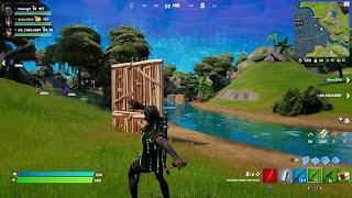 Dodging bullets with Fortnite Matrix emote (Neo's bullet time)