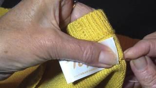 HOW TO SEW A LABEL INTO A GARMENT