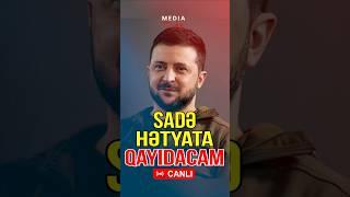 Zelenski müharibədən sonrakı planları haqqında danışdı- Media Turk TV #mediaturk #trend #shortvideo