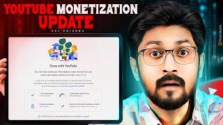 YouTube Monetization Update In Telugu By Sai Krishna