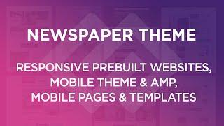 Let's go Mobile! Responsive Newspaper Theme, AMP & Mobile Theme, Mobile Pages & Templates