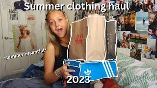 HUGE SUMMER CLOTHING HAUL 2023