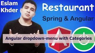 Angular dropdown-menu with Categories