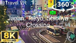 Japan, Tokyo, Shibuya Scramble Crossing - Best Apple VisionPro/Quest 3 Travel 8K 360 VR Experience