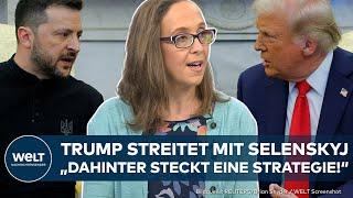 EKLAT IM WEISSEN HAUS: Eskalation bei Trump und Selenskyj! Was wollen die USA?