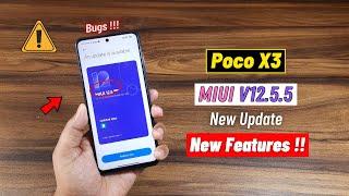 Poco X3 New Update Miui 12.5.5 || Poco X3 MIUI 12.5.5 features