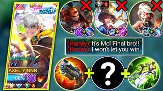 YIN VS FULL DAMAGE HILDA IN SIDELANE | (MCL FINAL) YIN BEST BUILD & EMBLEM 2023 | MOBILE LEGENDS