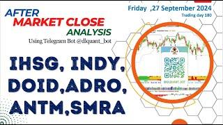 INDY, DOID,ADRO,ANTM,SMRA|After Market Close Analysis | 27 Sept 2024 |