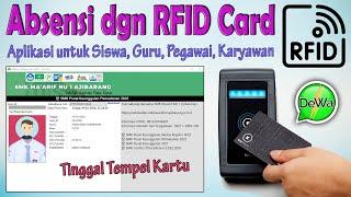 Tinggal Tempel, CARA ABSENSI DENGAN KARTU RFID CARD DI APLIKAI DEWA 2024