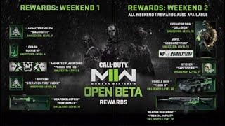 All Rewards Unlocked in Modern Warfare II Open Beta