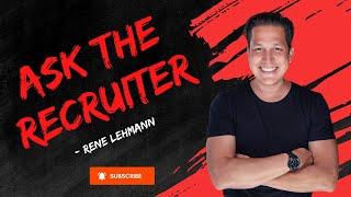 Ask the Recruiter | Rene Lehmann at Netherlands's Tech Jobs Fair 2022