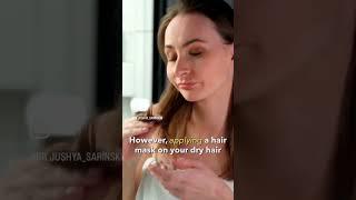 The right way to use a hair mask ||. Dr Jushya Bhatia Sarin ||