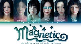 ILLIT (아일릿) 'Magnetic' - You As A Member [Karaoke] || 6 Members Ver.