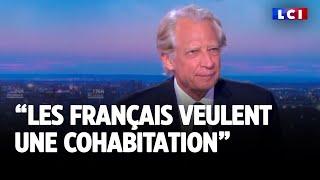 Dominique de Villepin invité de LCI : "les Français veulent une cohabitation"