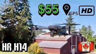 HR H14 Budget Dual Camera GPS Drone, Flight Test