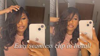 EASY SEAMLESS CLIP INSTALL CLIP INS FT IDN Hair