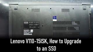 Lenovo V110 SSD Installation