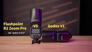 Godox V1 VS Flashpoint R2 Zoom Pro