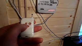 охранная gsm сигнализация на даче, загородном доме.