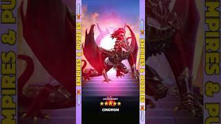  Get Cindron from Legendary Dragon Summon Portal!! - Empires & Puzzles  #shorts