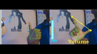 Hand Gesture Control | Mouse Cursor, Scroll, Volume | Opencv | Mediapipe