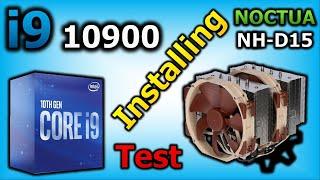 Installing i9 10900 | NH-D15 | B460-PLUS  | Rendering, Compressing, Gameplay - TEST