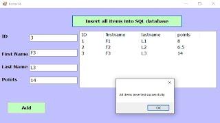 Visual basic .net Tutorial| insert all items listview into SQL database server in vb.net