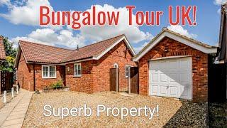 BUNGALOW TOUR UK  Superb Property! For Sale £260,000 Watton, Norfolk - Longsons estate agents.